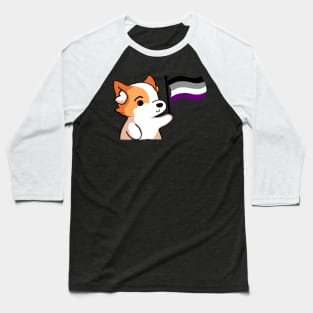 Asexual Pride - Corgi Version Baseball T-Shirt